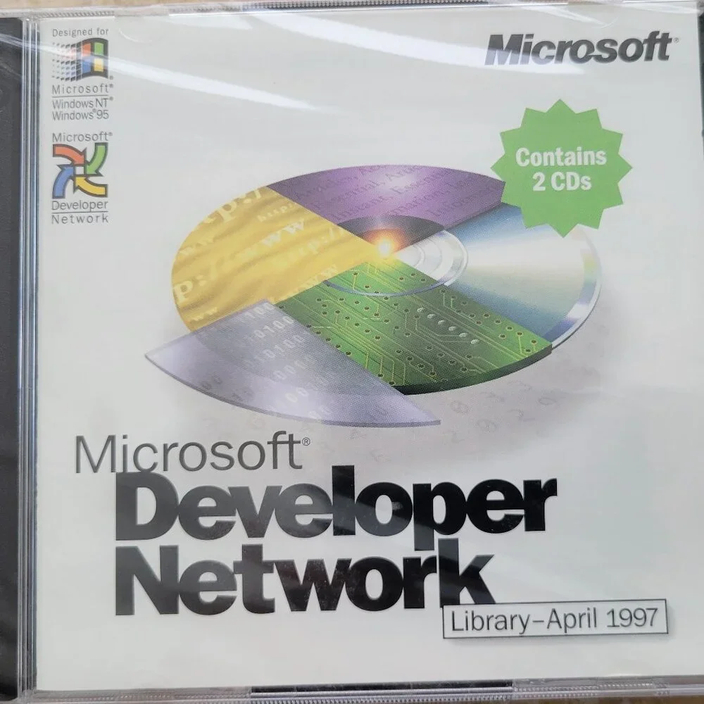 Vintage - Microsoft Developer Network Library 2 CDs, April 1997